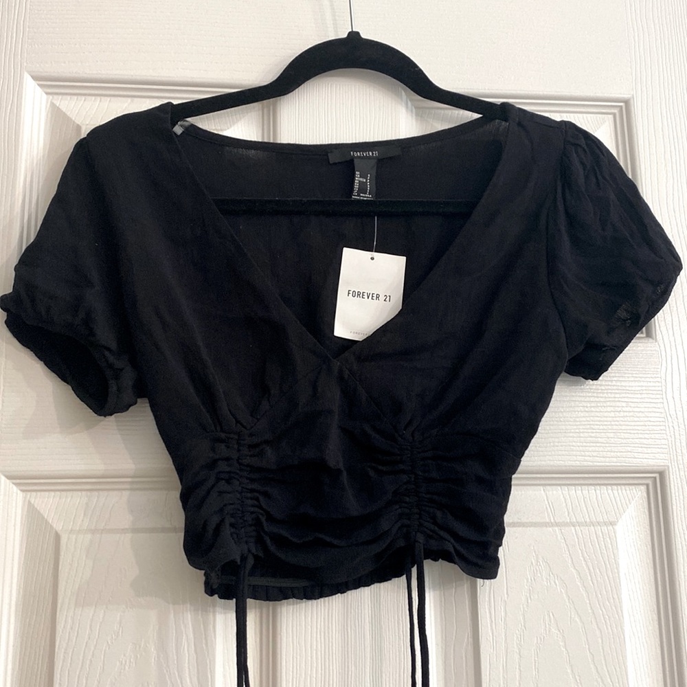 NWT! Forever21- Woven Short Sleeve